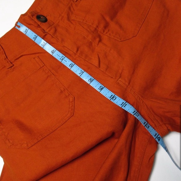 10 TALL Anthropologie Maeve The Colette Cropped Linen Wide-Leg Pants 10 tall - Picture 9 of 11